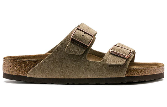 Birkenstock Arizona Soft Footbed Suede Taupe