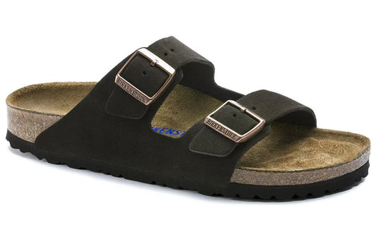 Birkenstock Arizona Soft Footbed Suede Leather Narrow Fit ‘Mocha’