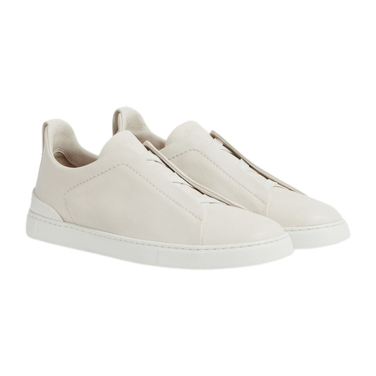 Zegna White Triple Stitch™ SECONDSKIN Sneakers