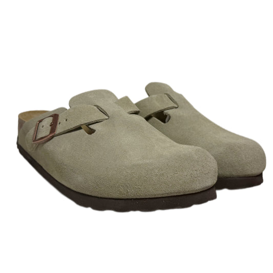Birkenstock Boston Soft Footbed – Suede Taupe