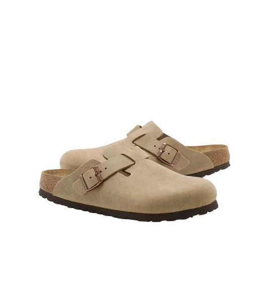 Birkenstock Boston Suede - Faded Khaki