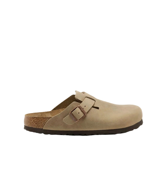 Birkenstock Boston Suede - Faded Khaki