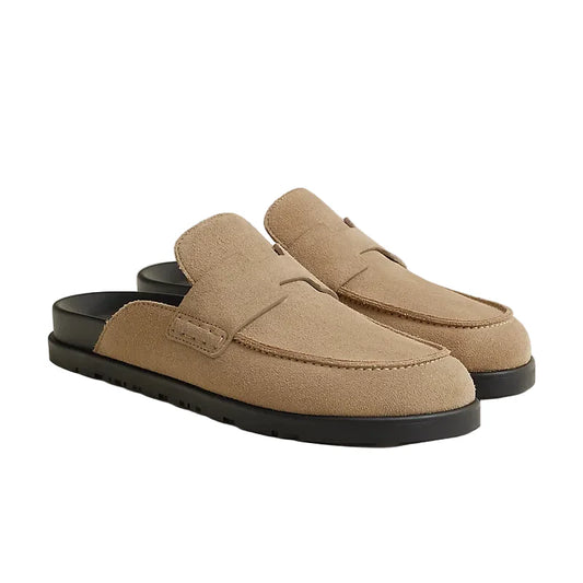 Hermes Go mule beige camel