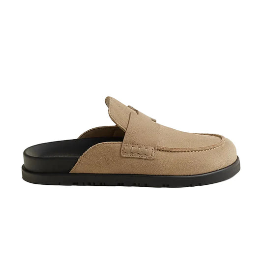 Hermes Go mule beige camel