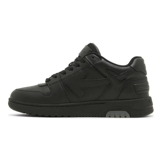 OFF-WHITE Out Of Office OOO For Walking Low Tops – Black White