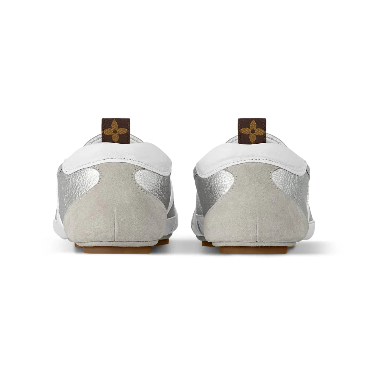 Louis Vuitton LV Sneakerina Metallic grained calf leathe