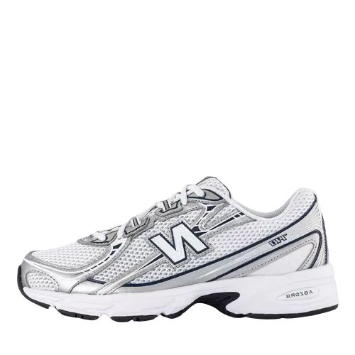 New Balance 740 White Metallic Silver Navy