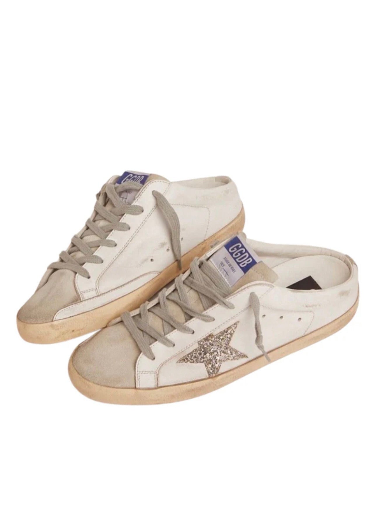 Golden Goose Super Star Leather Fashion Board Shoes Women's White