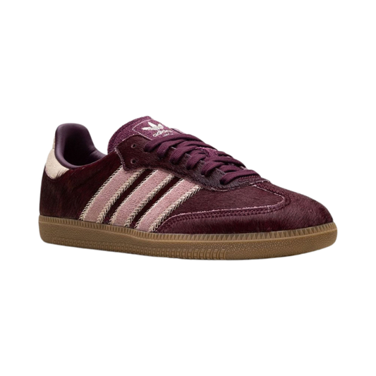 Adidas Samba OG Maroon Sand Strata Pony
