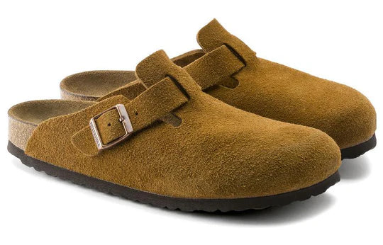 Birkenstock Boston Soft Footbed Suede Mink