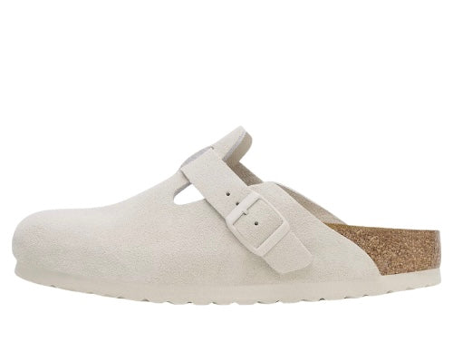 Birkenstock Boston Soft Footbed Antique White