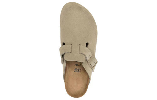 Birkenstock Boston Suede Faded Khaki