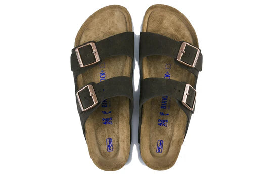 Birkenstock Arizona Soft Footbed Suede Leather Narrow Fit ‘Mocha’