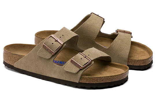 Birkenstock Arizona Soft Footbed Suede Taupe