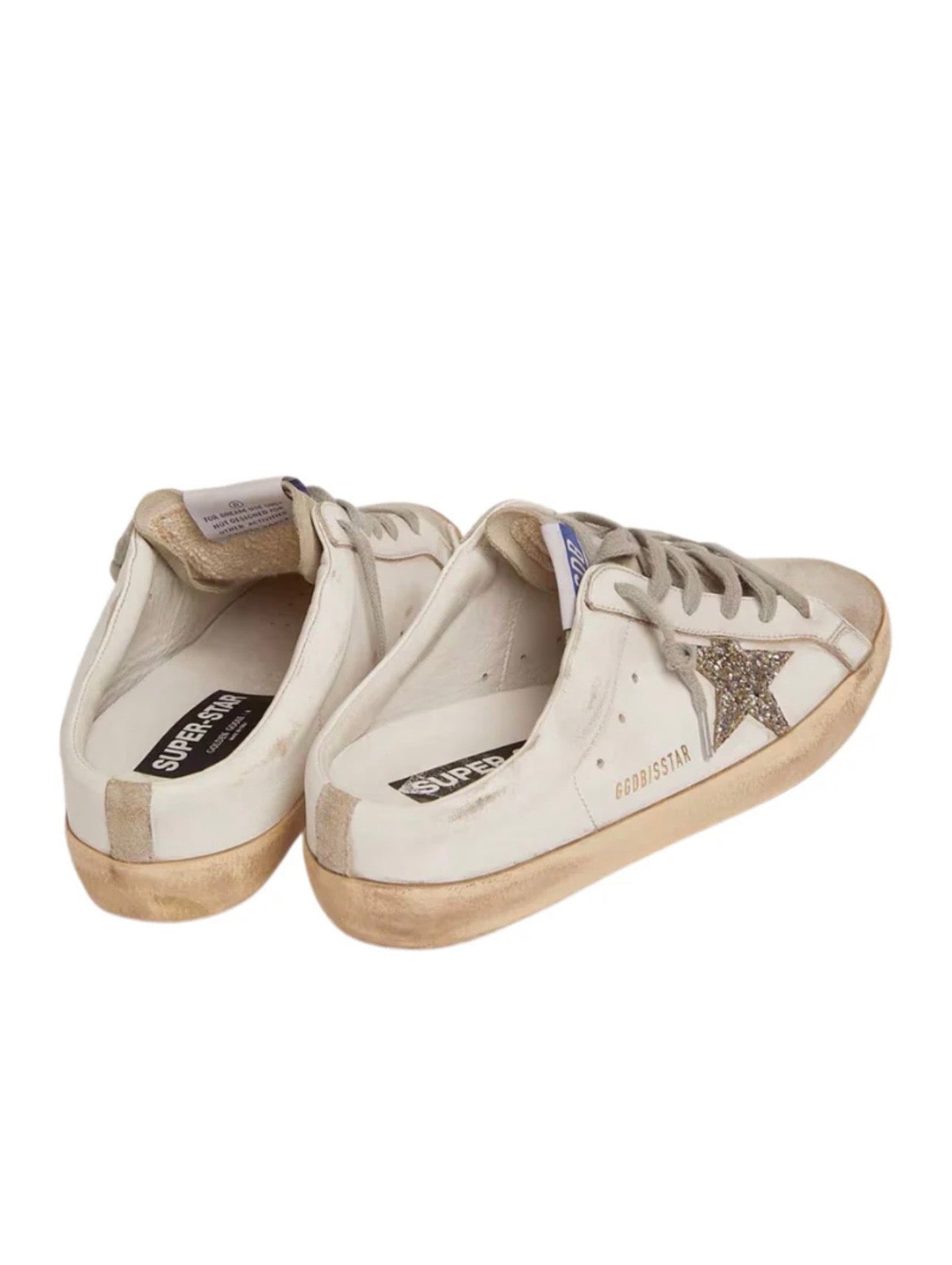 Golden Goose Super Star Leather Fashion Board Shoes Women's White