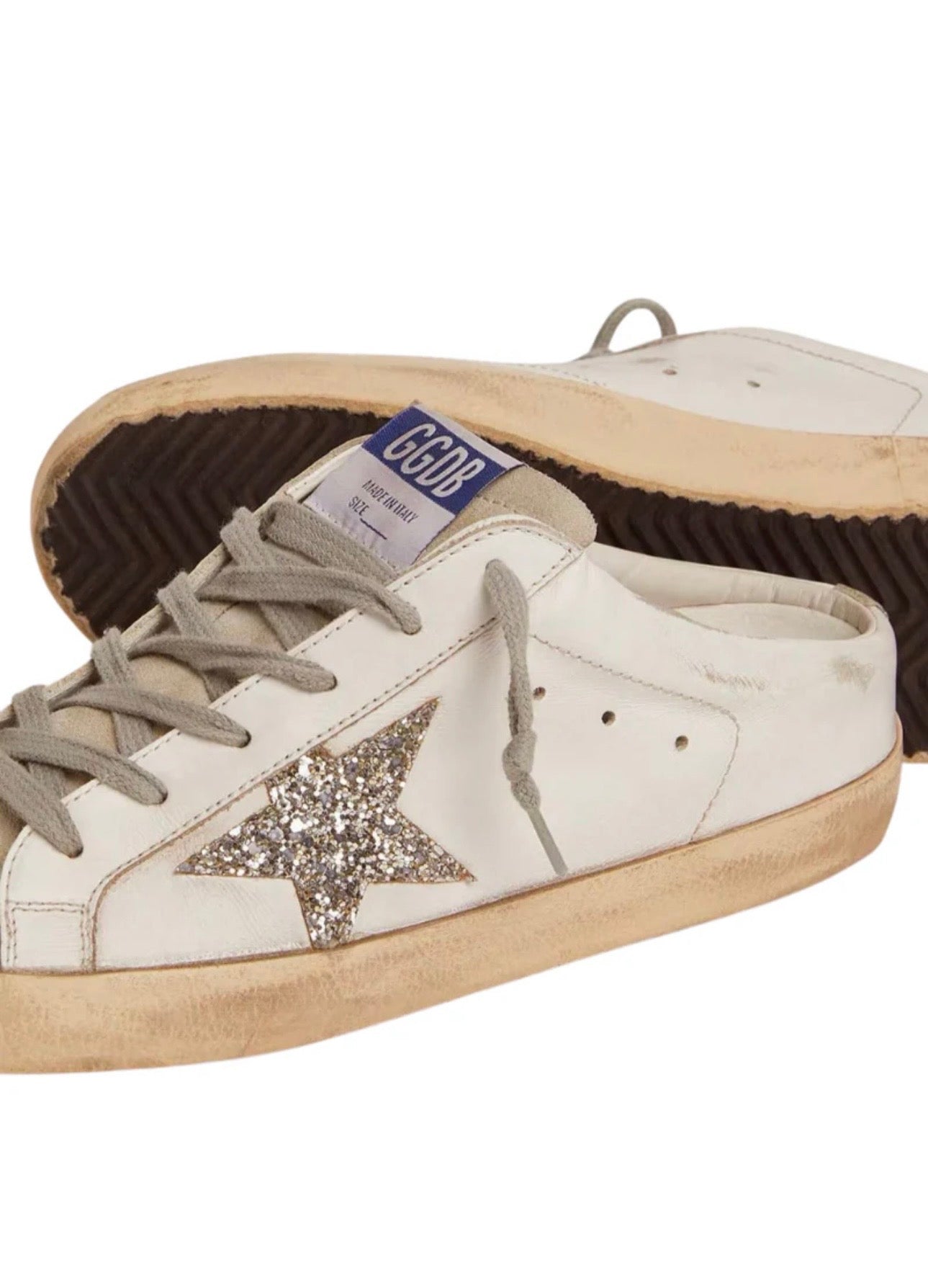 Golden Goose Super Star Leather Fashion Board Shoes Women's White