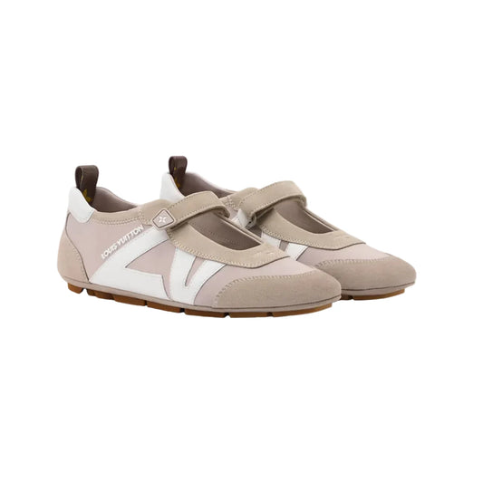 Louis Vuitton Sneakerina Mary Jane Beige