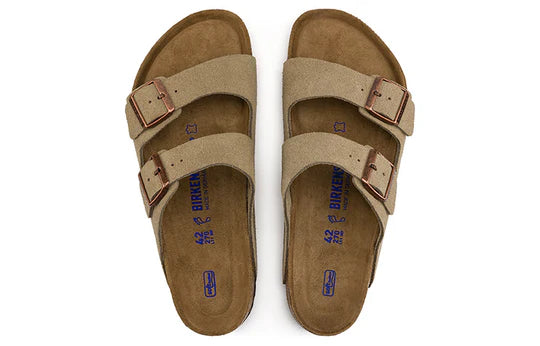 Birkenstock Arizona Soft Footbed Suede Taupe