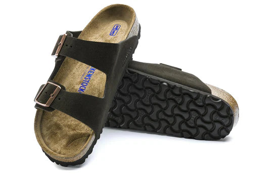 Birkenstock Arizona Soft Footbed Suede Leather Narrow Fit ‘Mocha’