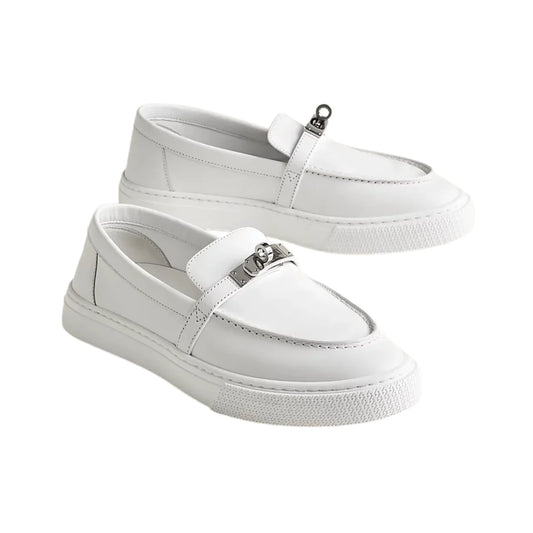 Hermes Game Slip on Sneaker - White