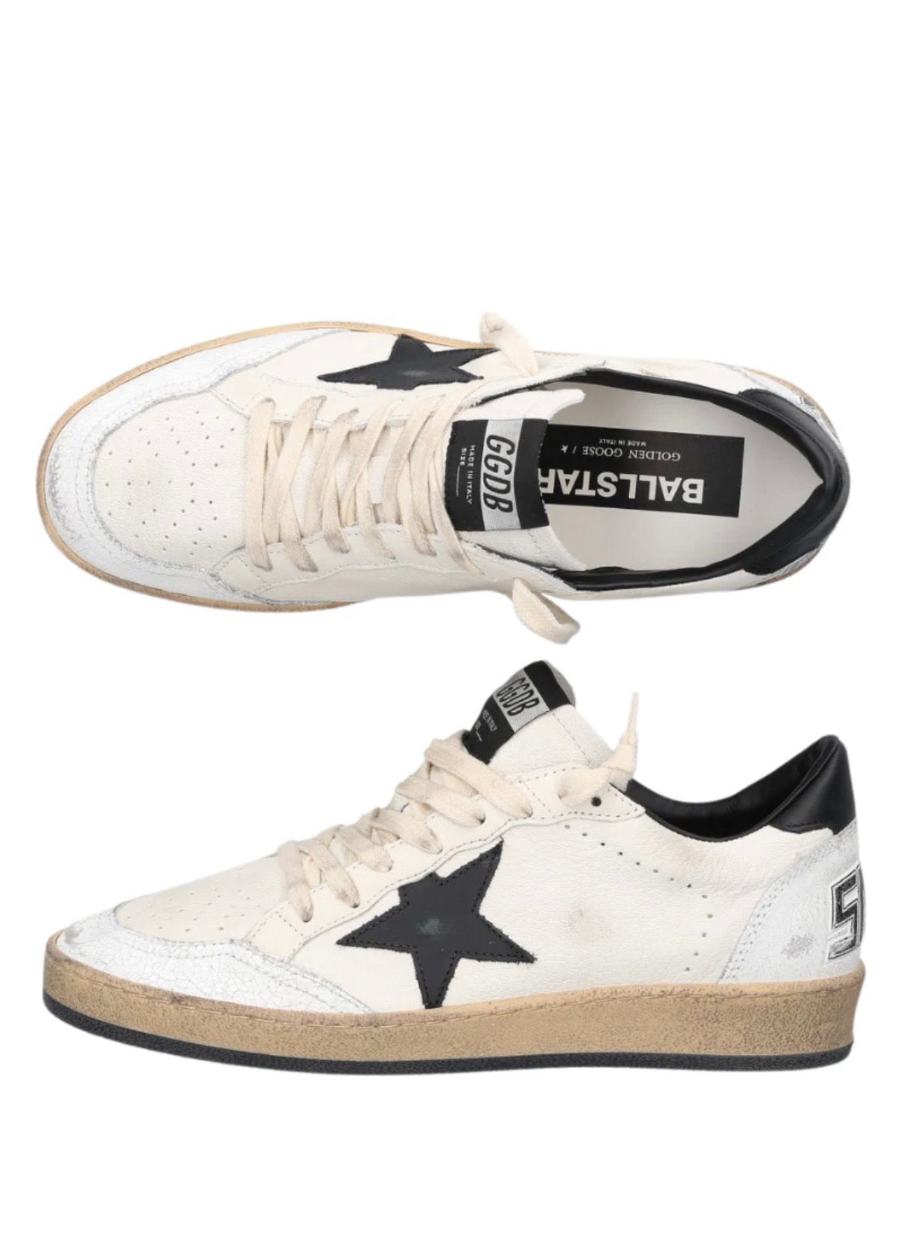 Golden Goose Ball Star Low-Top in Nappa Leather
