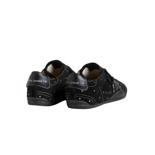 Golden Goose True-Star in black suede with Swarovski crystals
