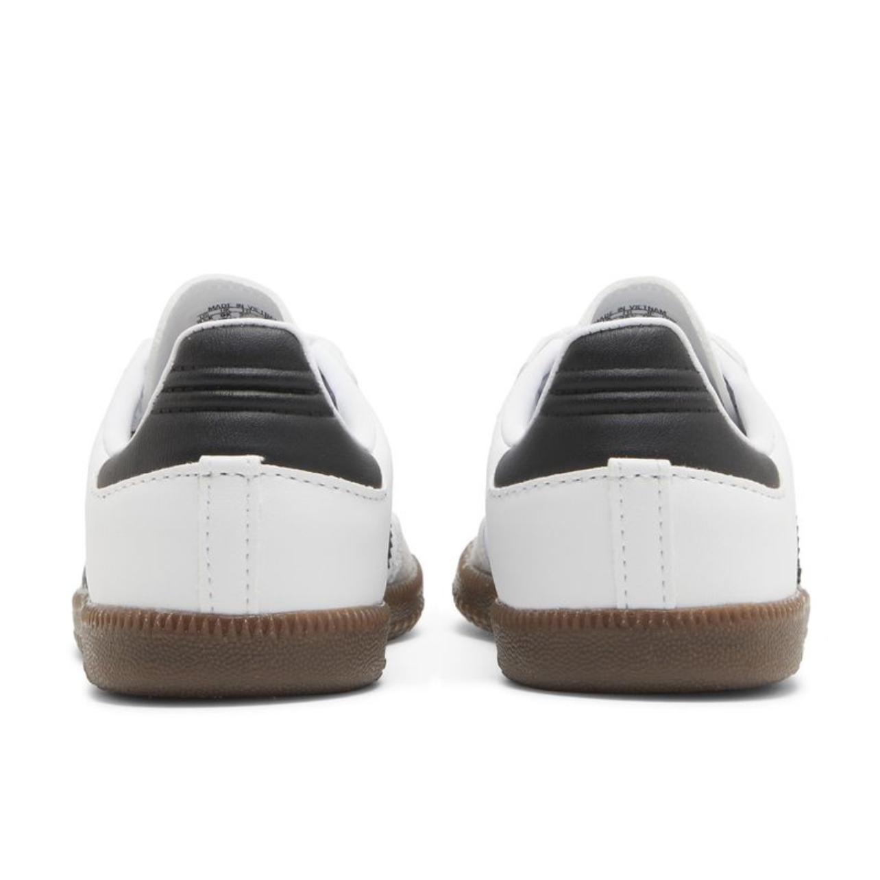Adidas Samba - White Black Gum - sneakers kids