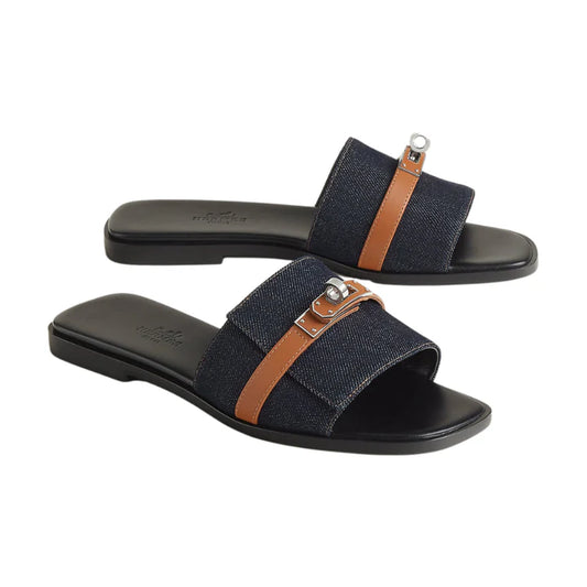 Hermès Giulia sandal 'Bleu Brut / Naturel'
Sale price