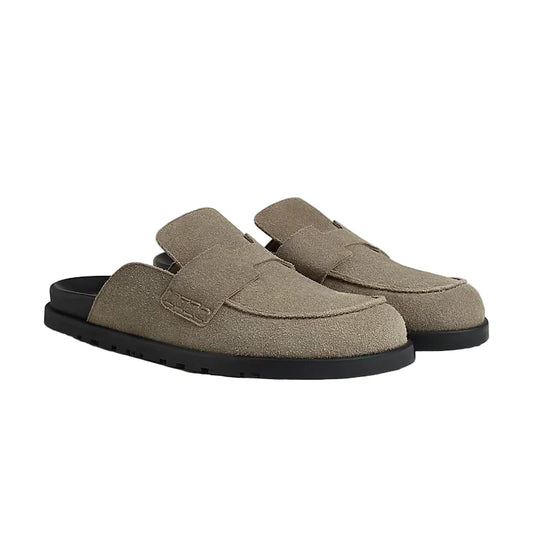 Hermes Go mule étoupe