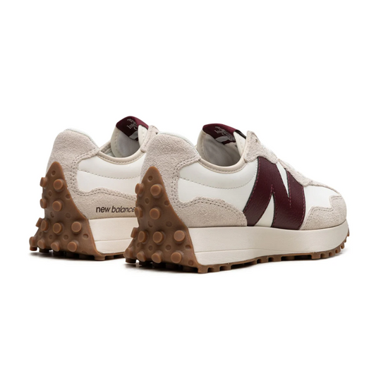 New Balance 327 'White Dark Red'