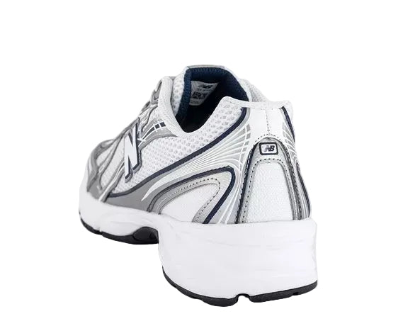 New Balance 740 White Metallic Silver Navy