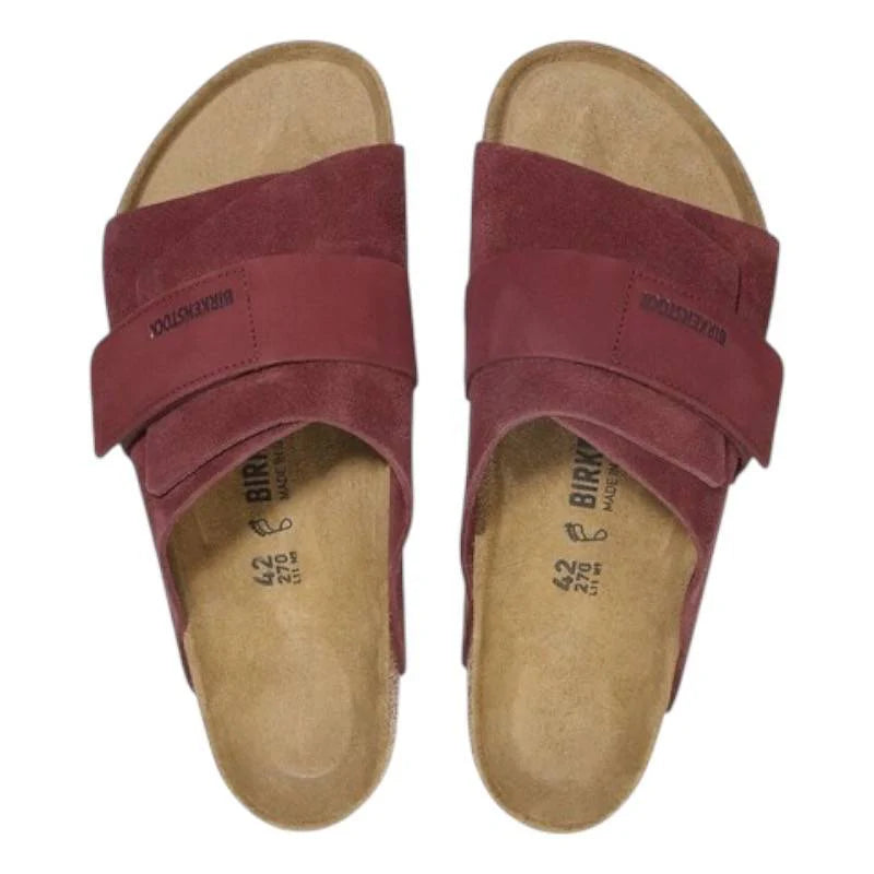 Birkenstock Kyoto Nubuck Leather/Suede- Zinfandel