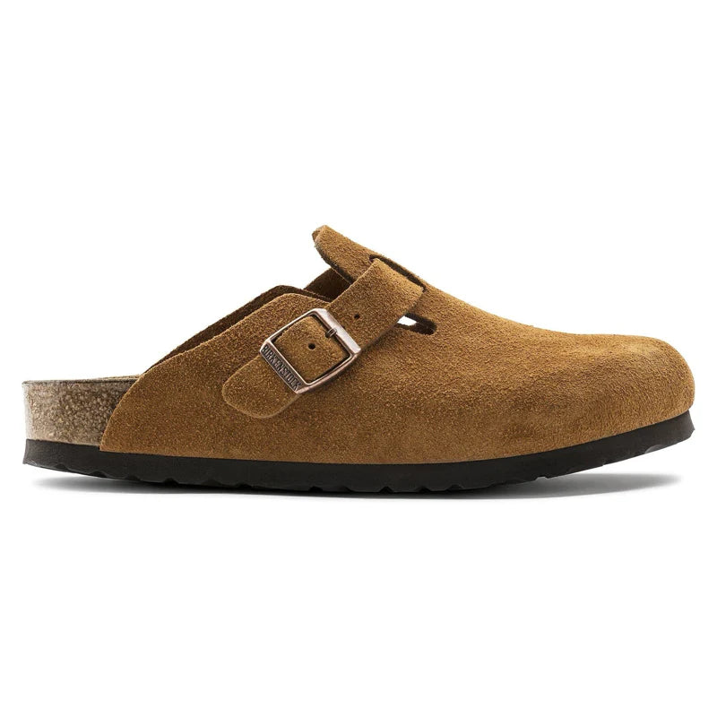 Birkenstock Boston Suede - Brown Mink