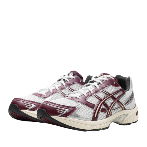 ASICS Gel-1130 White Maroon Banner