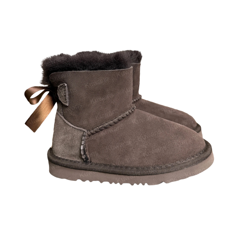 UGG   mini   bailey   bow   ll   Boot   brown   -   kids