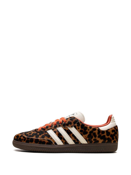 Adidas Samba Og  Red Leopard